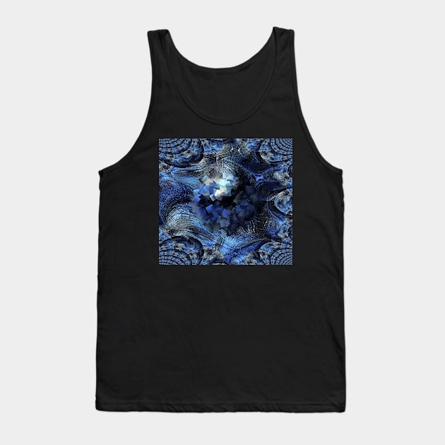 Blue Sphere Tank Top by SpieklyArt